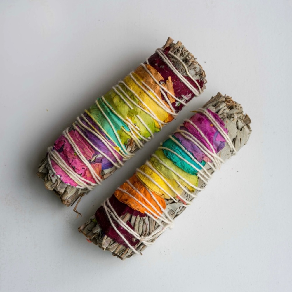 7 Chakra Rose Petal White Sage